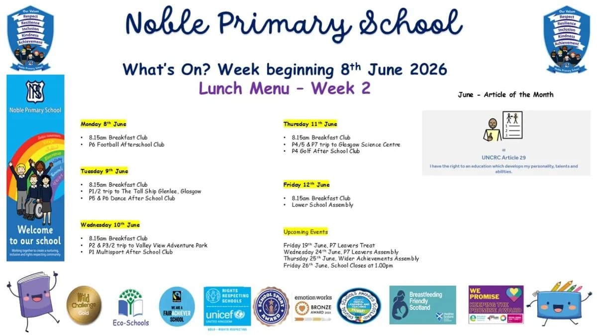 Noble Primary School, North Lanarkshire