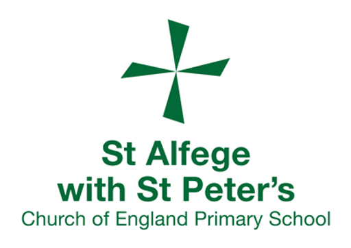 St Alfege with St Peter's Church of England Primary School logo