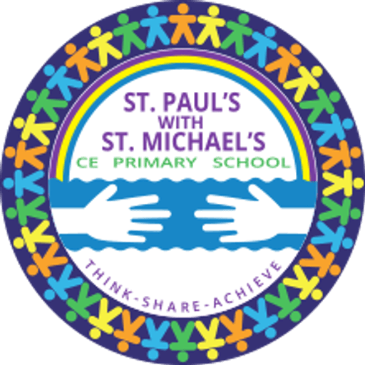 St. Paul's With St. Michael's CofE Primary School logo