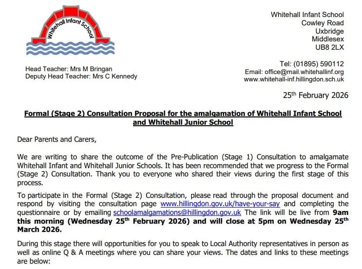 Whitehall Infant School, Uxbridge