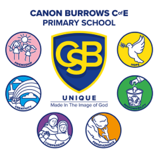 Canon Burrows CofE Primary School logo