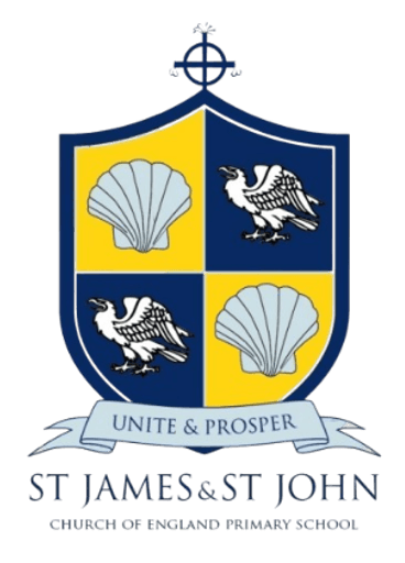 St James and St John CofE Primary School logo