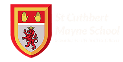St Cuthbert Mayne School logo