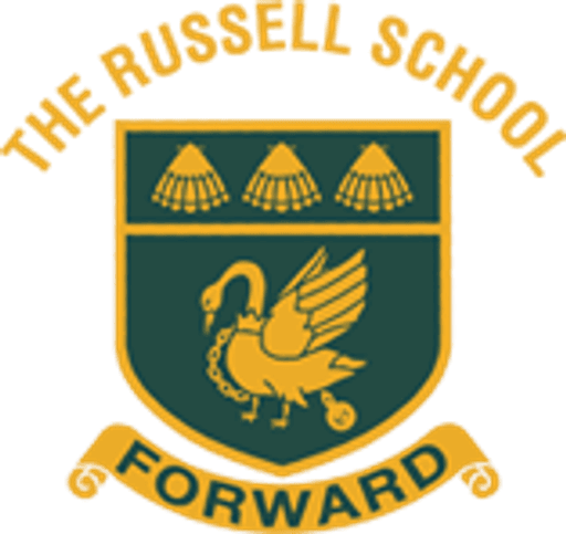 The Russell School logo
