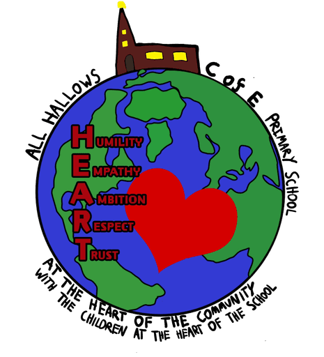 All Hallows CofE Primary School logo