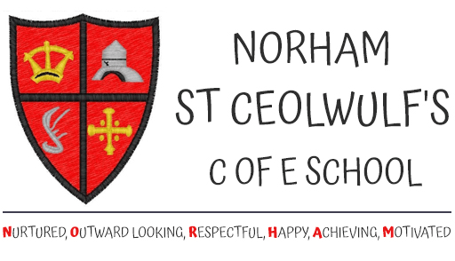 Norham St Ceolwulfs CofE Controlled Primary School logo
