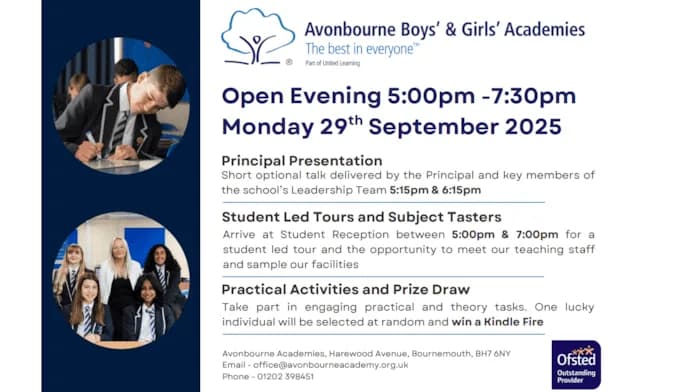 Avonbourne Boys' Academy, Bournemouth