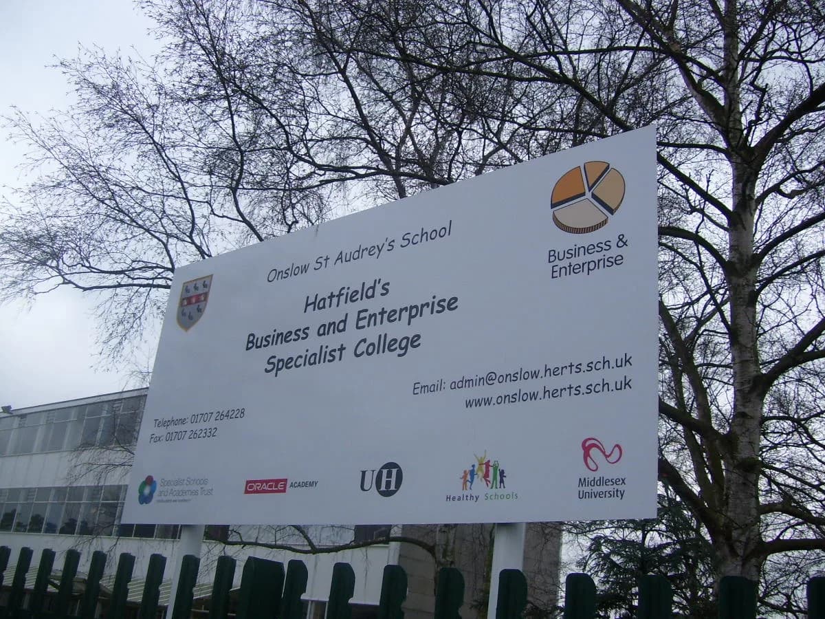 Onslow St Audrey's School, Hatfield