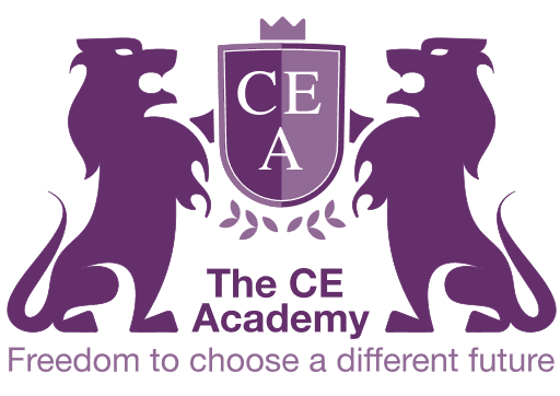 The CE Academy logo
