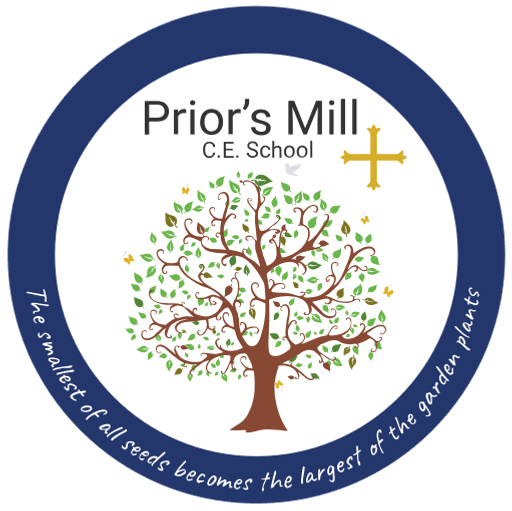 Prior's Mill CofE Primary School logo