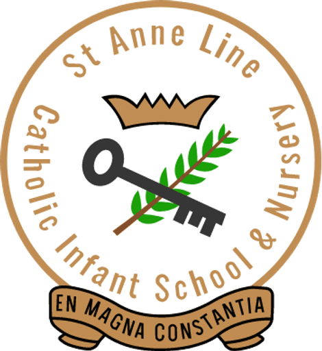 St Anne Line Catholic Infant School logo