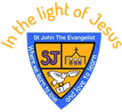 St John the Evangelist RC Primary School, Bromley Cross, Bolton logo