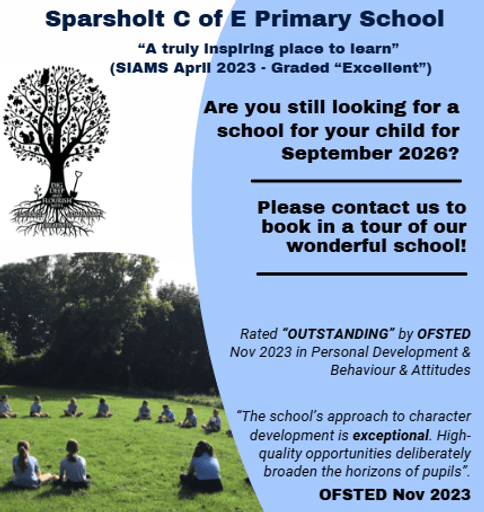 Sparsholt Church of England Primary School logo
