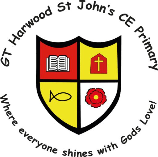 Great Harwood St John's Church of England Primary School logo