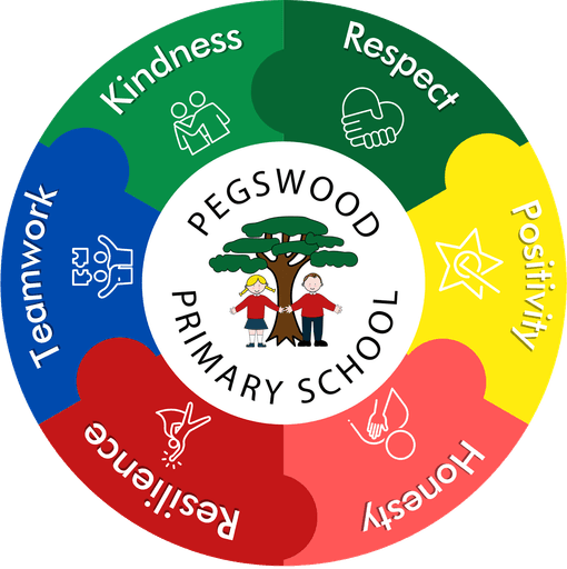 Pegswood Primary School logo