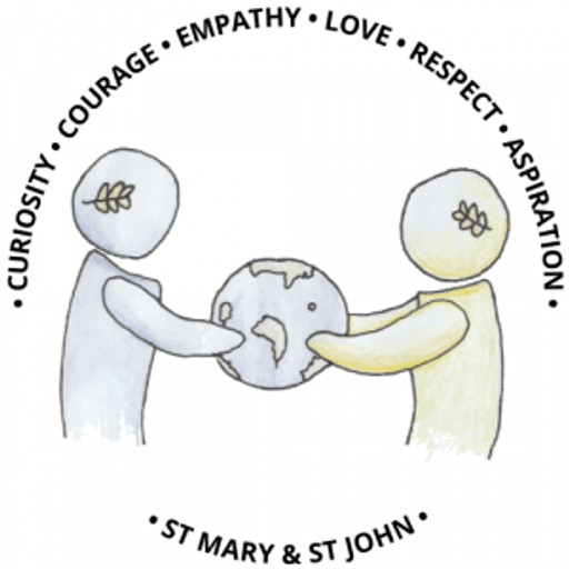 St Mary and St John Church of England Primary School logo
