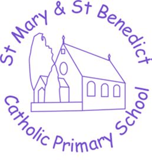 St Mary and St Benedict Catholic Primary School logo