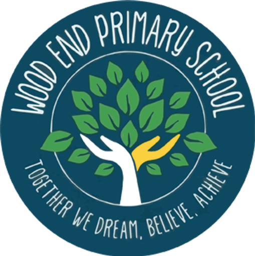 Wood End Primary School logo