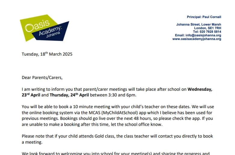 Oasis Academy South Bank Primary, London